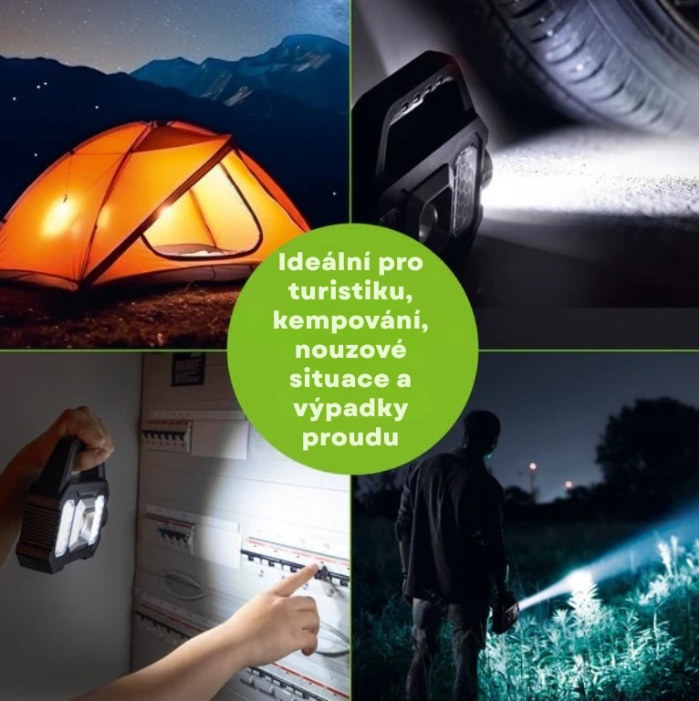 EASYmaxx Mobilní dílenská solární pracovní svítilna s powerbankou 12899 (2)